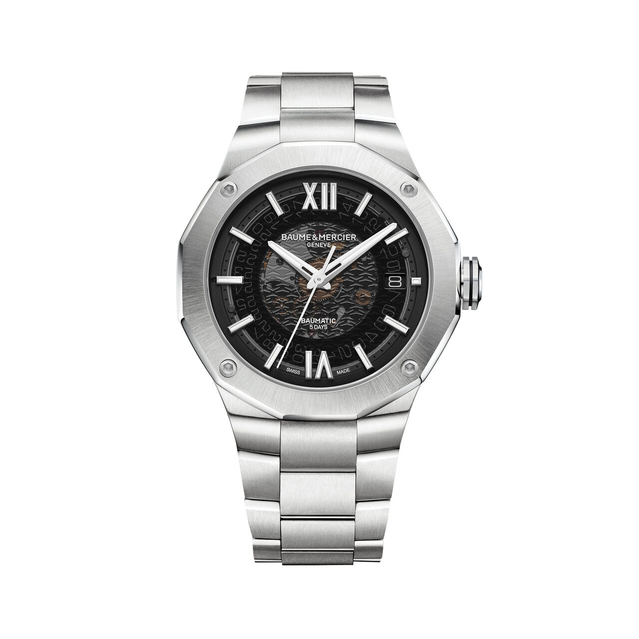 Baume & Mercier M0A10702 Riviera Automatic 42 mm Stainless Steel Front image number 0